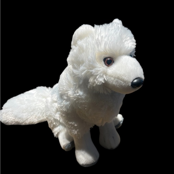 Wild Republic Cuddlekins Arctic White Fox Plush Realistic Stuffed Animal 10-11” - Picture 7 of 9